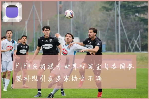 FIFA或将提升世界杯奖金与各国参赛补贴引发多家协会不满